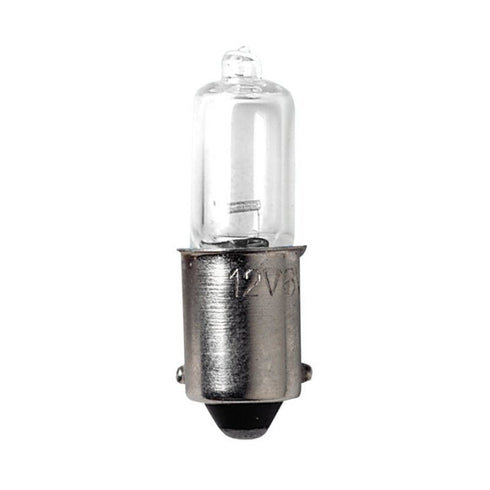 Bec halogen 12V - H6W - 6W soclu metal asimetric BAX9s 2buc Lampa